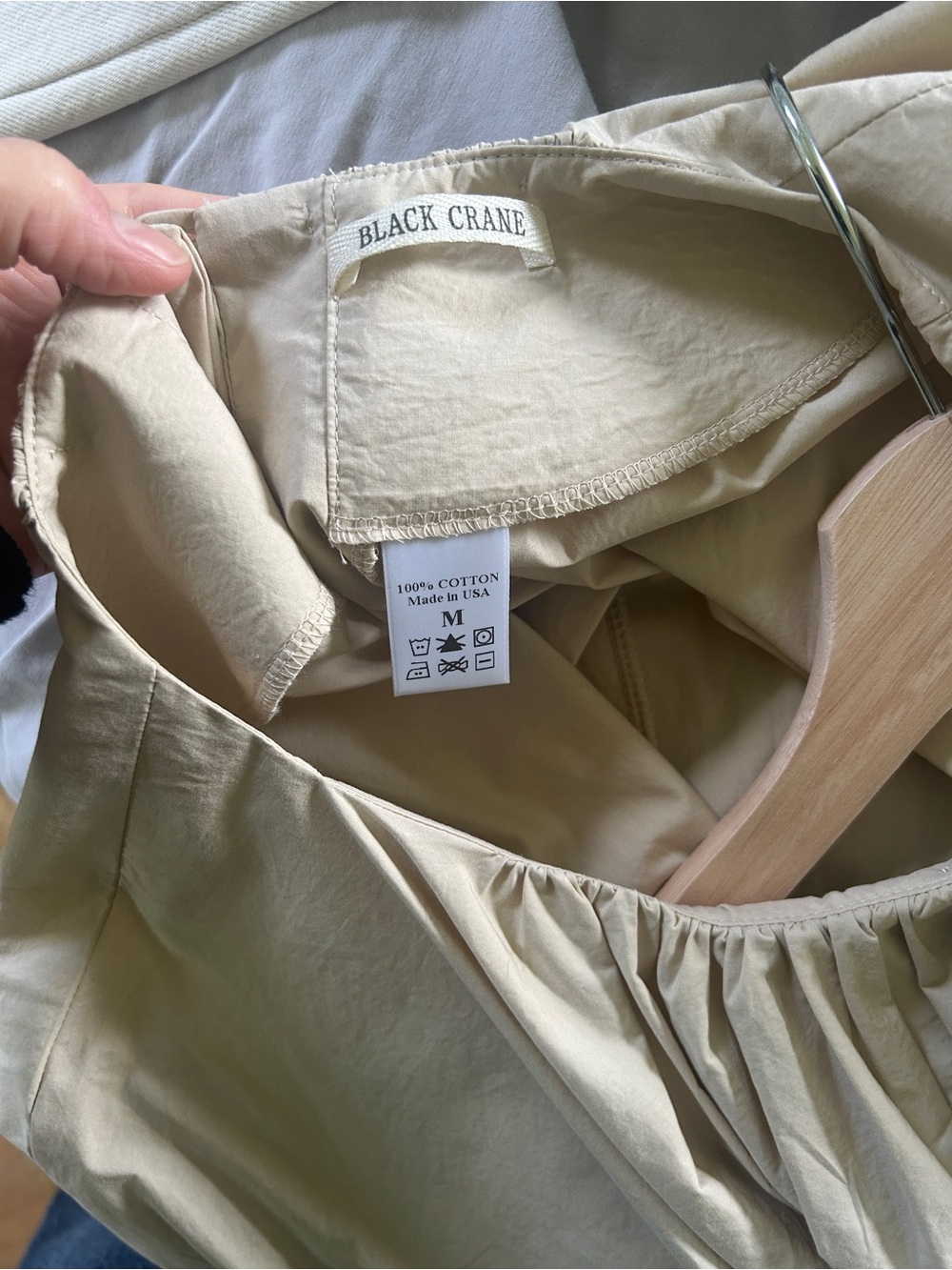 Black Crane Shirred Jumpsuit - Oyster - Picture 10 of 10